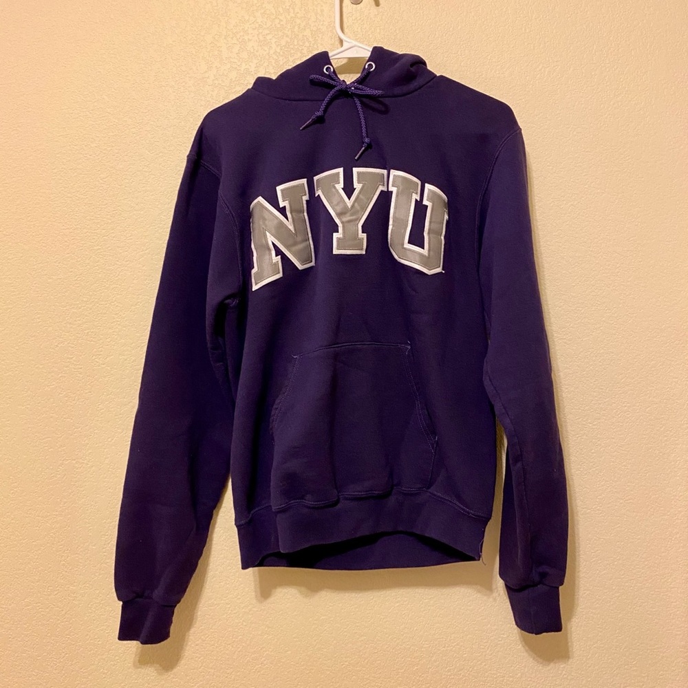 nyu champion sweatshirt